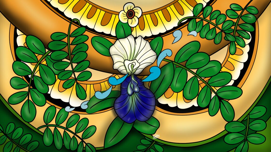 Two Butterfly Peas