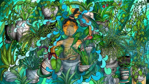 Man with a Garden 1.0