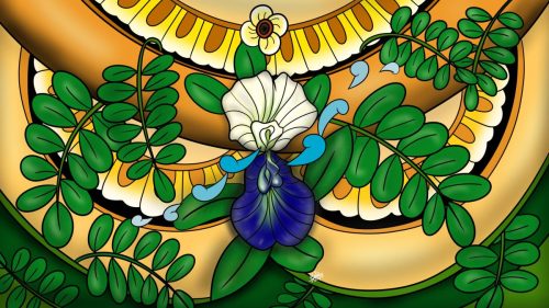 Two Butterfly Peas 